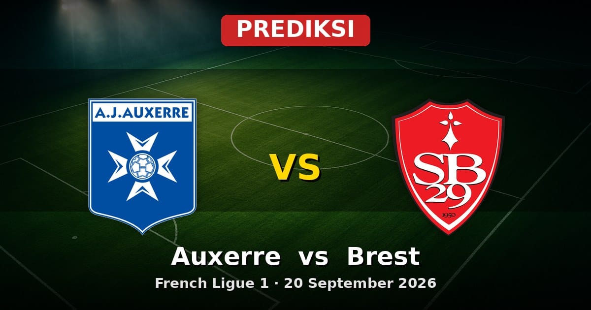 Prediksi Auxerre vs Brest: Duel Sengit Ligue 1 20 September 2026
