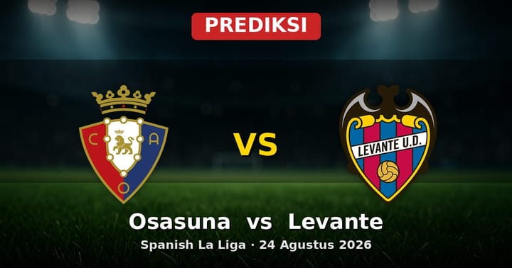 Prediksi Osasuna vs Levante La Liga 24 Agustus 2026: Duel Seru Awal Musim